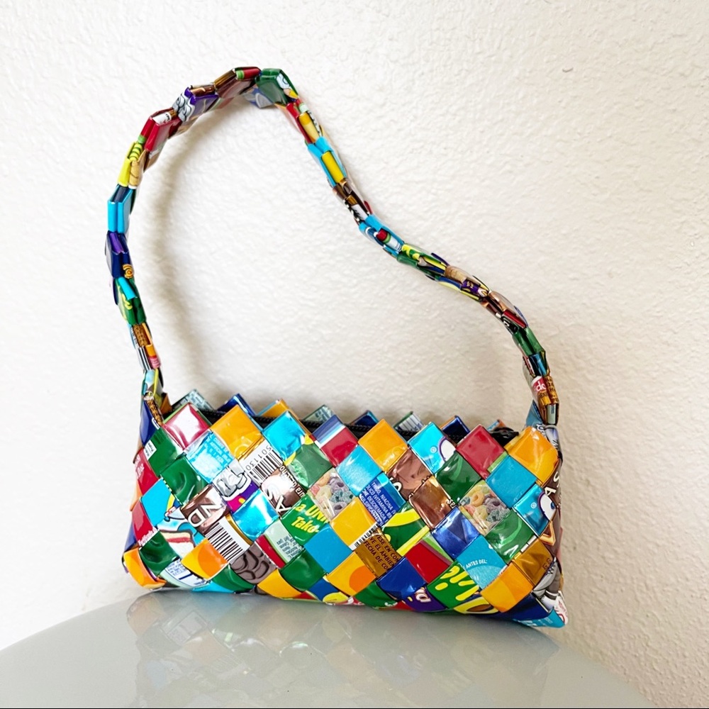 Vintage Y2K Wrapper Weave Mini Bag Purse